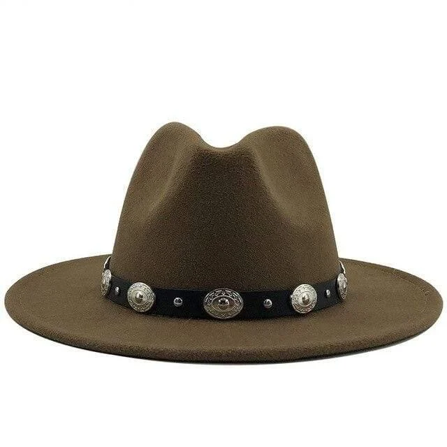 Fedora With Punk Strap Hat - Glova