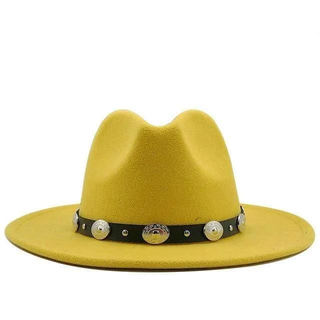 Fedora With Punk Strap Hat - Glova