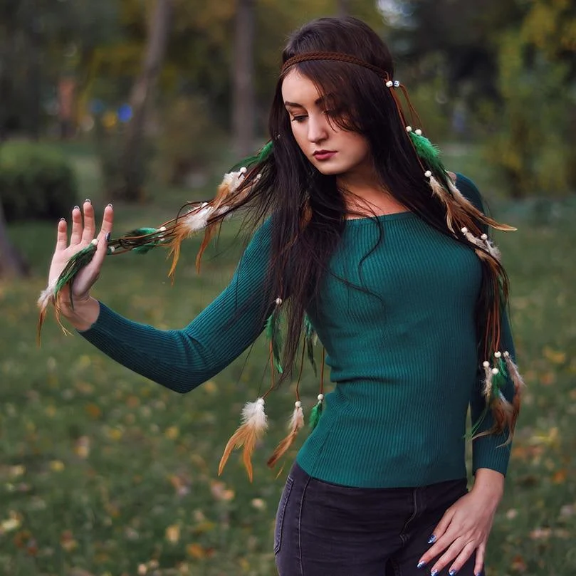 Festival Feather Headband - Glova