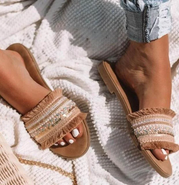 Fever Woven Mules - Glova