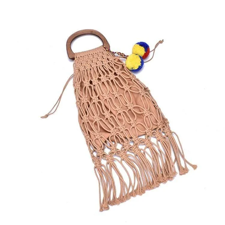 Fia Handmade Woven Rope Bag - Glova