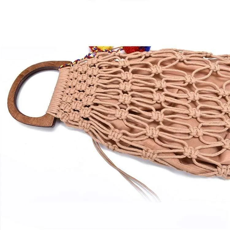 Fia Handmade Woven Rope Bag - Glova