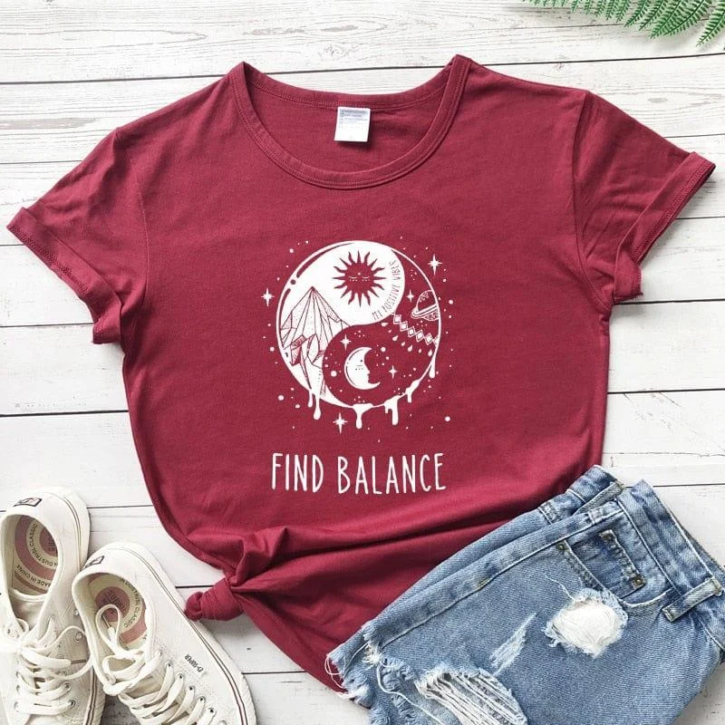 Find The Balance Graphic Tee - Glova