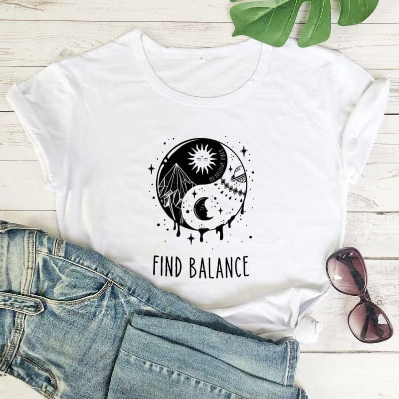 Find The Balance Graphic Tee - Glova