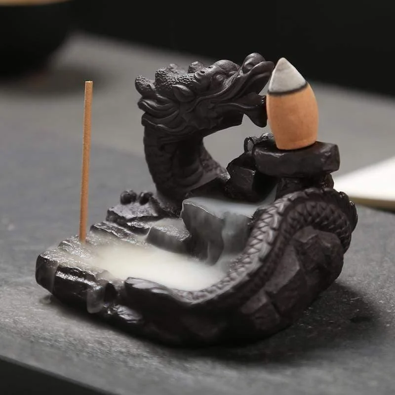 Flaming Dragon Incense Burner - Glova