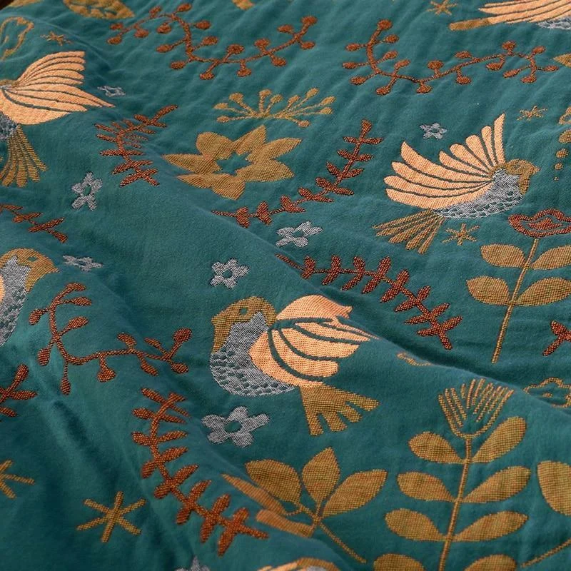 Flock of Birds Summer Throw Blanket - Glova