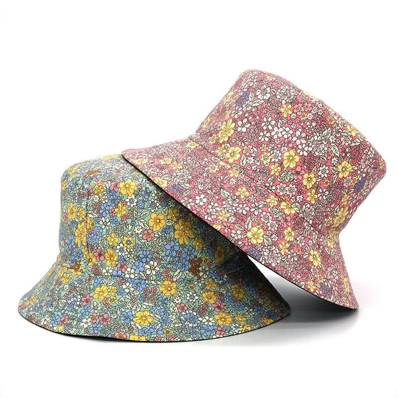 Floral All Over Bucket Hat - Glova