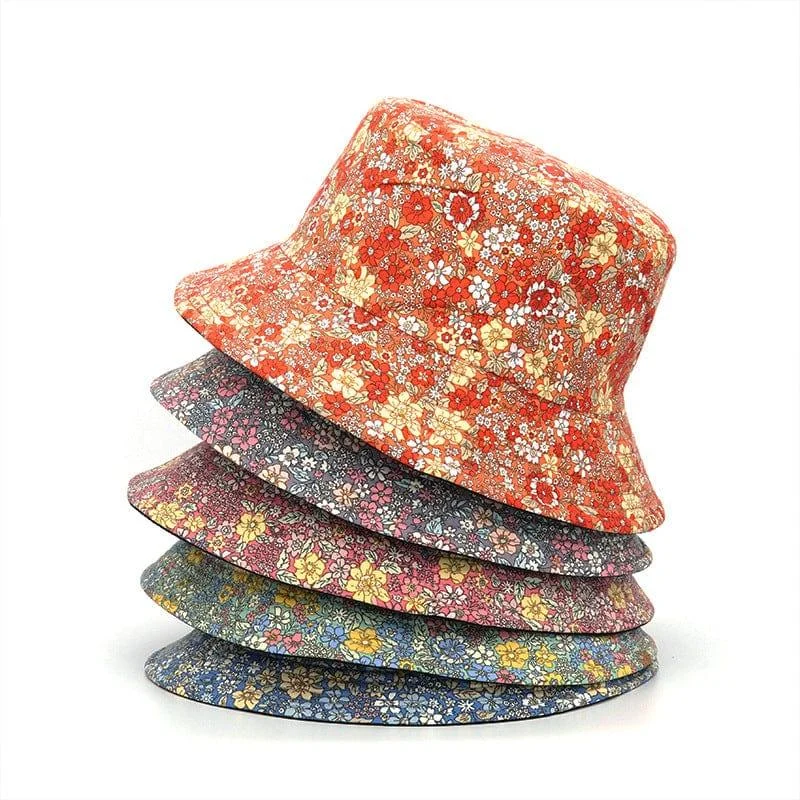 Floral All Over Bucket Hat - Glova