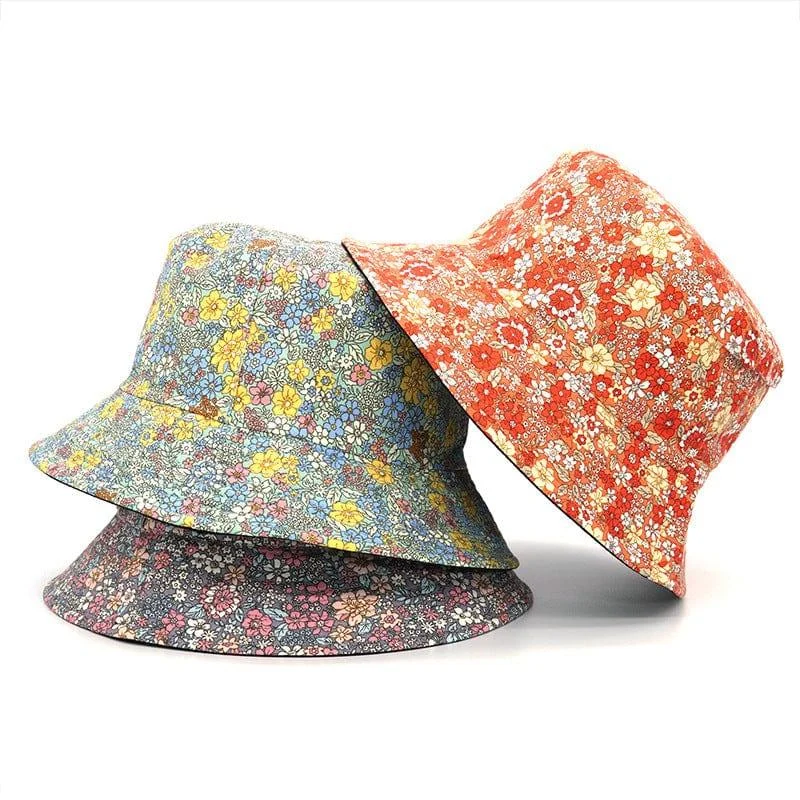 Floral All Over Bucket Hat - Glova