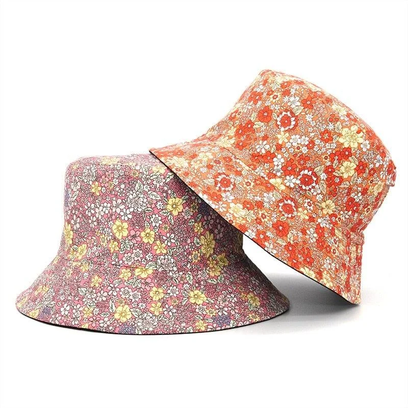 Floral All Over Bucket Hat - Glova