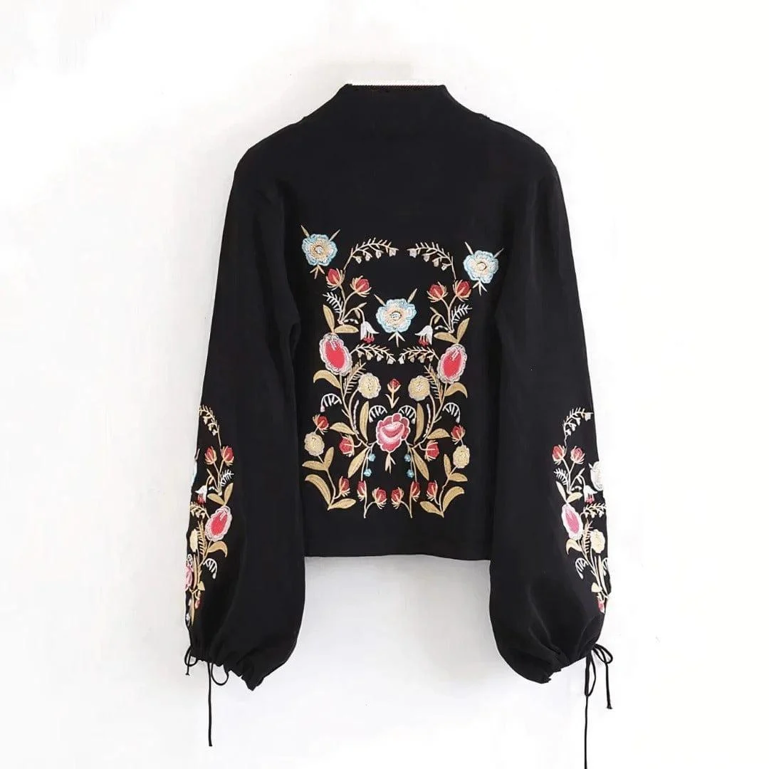 Floral Autumn Knit Sweater - Glova