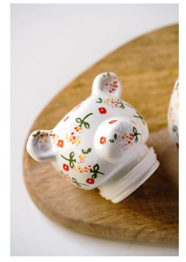 Floral Bear Honey Jar - Glova