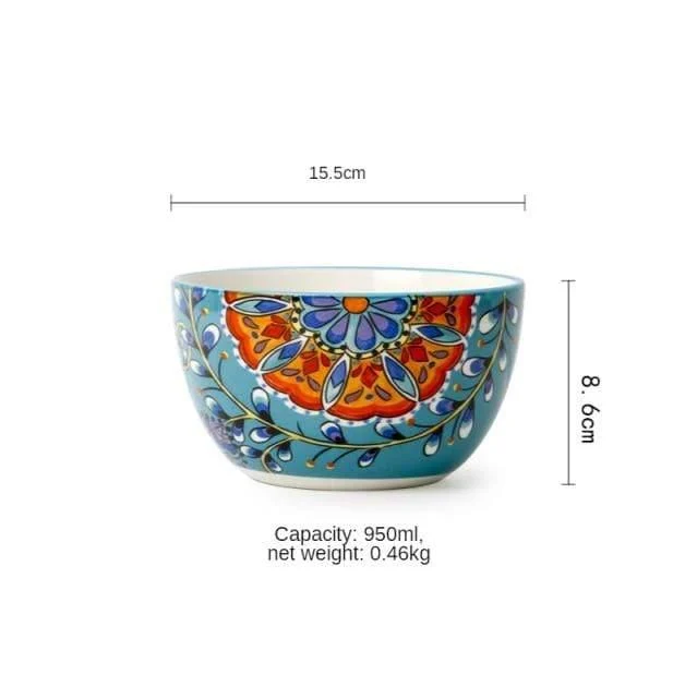 Floral Bohemian Tableware - Glova