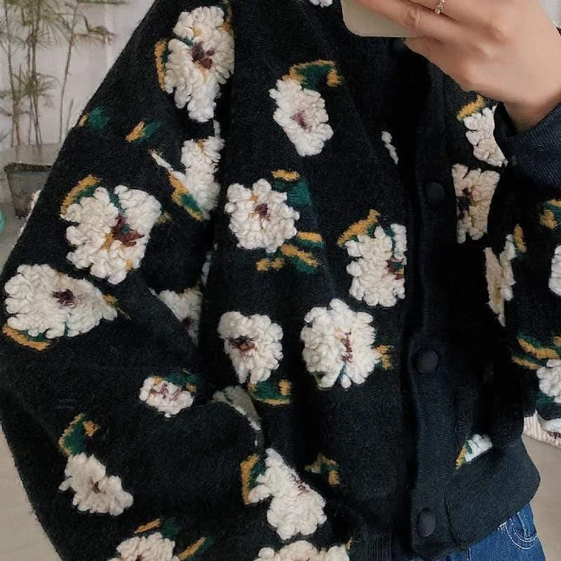 Floral Fleece Jacket - Glova