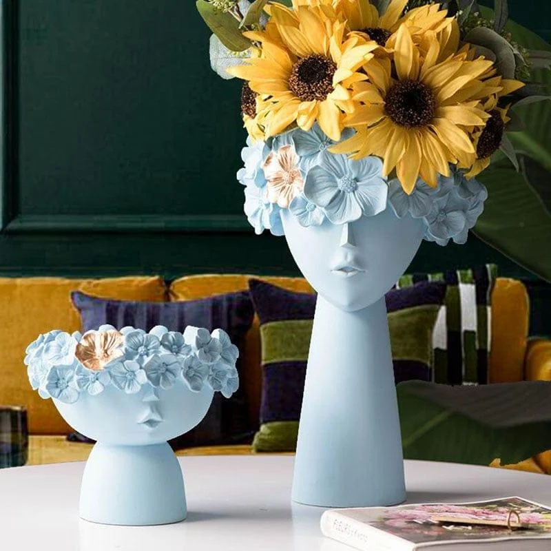 Floral Head Vase - Glova