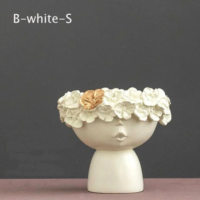 Floral Head Vase - Glova