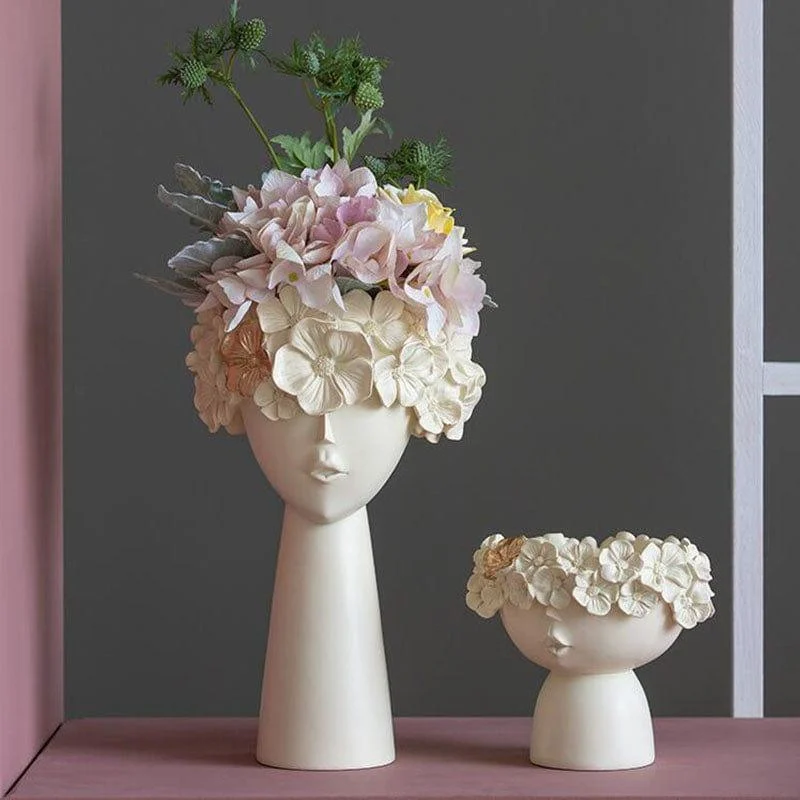 Floral Head Vase - Glova