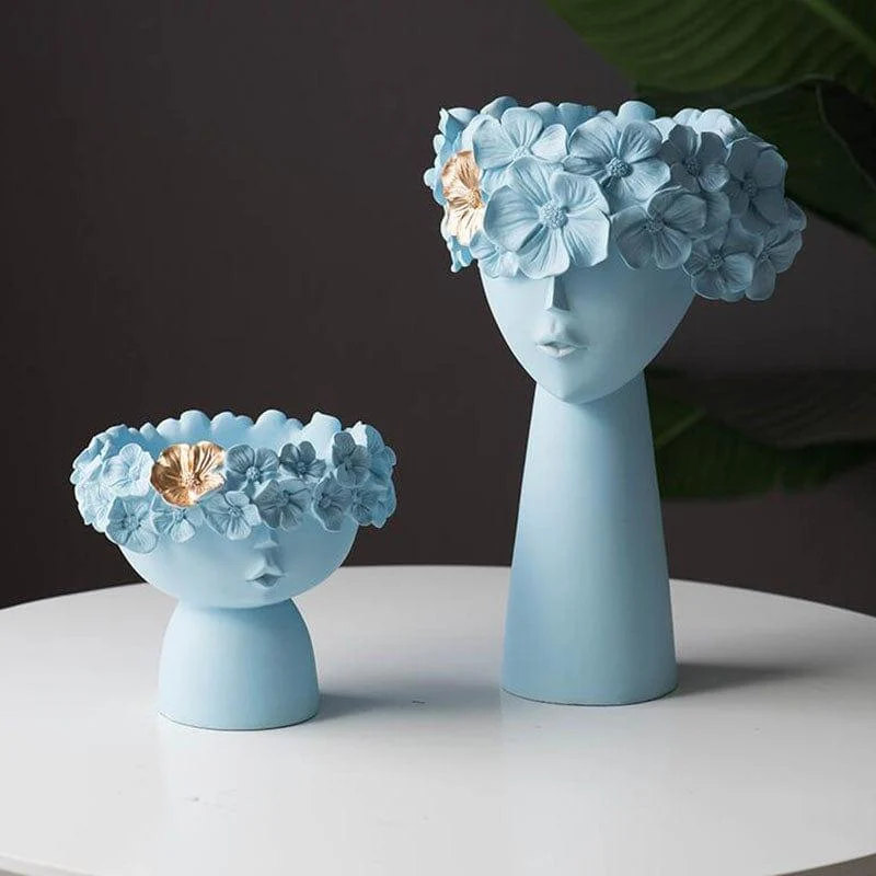 Floral Head Vase - Glova