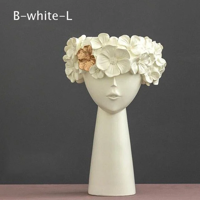 Floral Head Vase - Glova