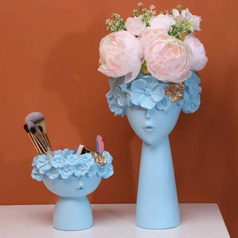 Floral Head Vase - Glova