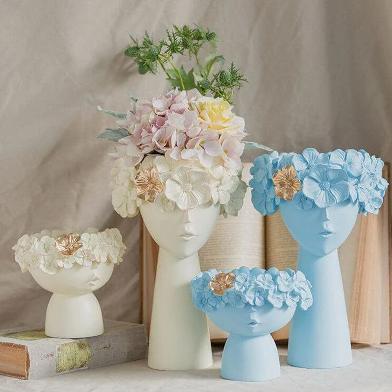 Floral Head Vase - Glova