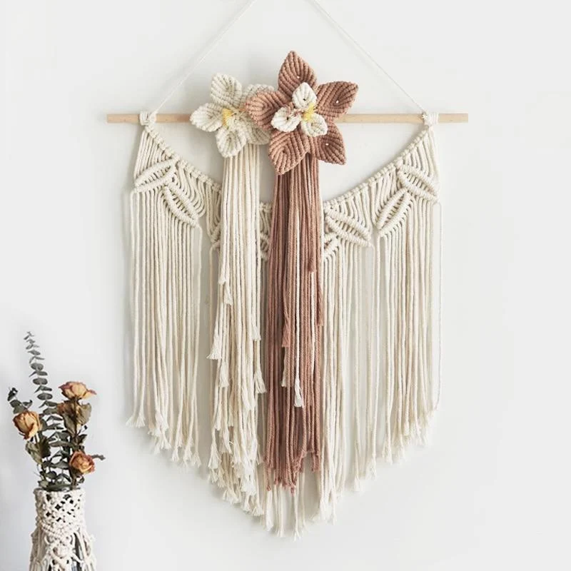 Floral Macrame Wall Hanging - Glova