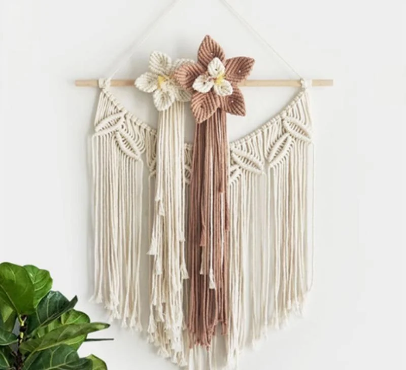 Floral Macrame Wall Hanging - Glova