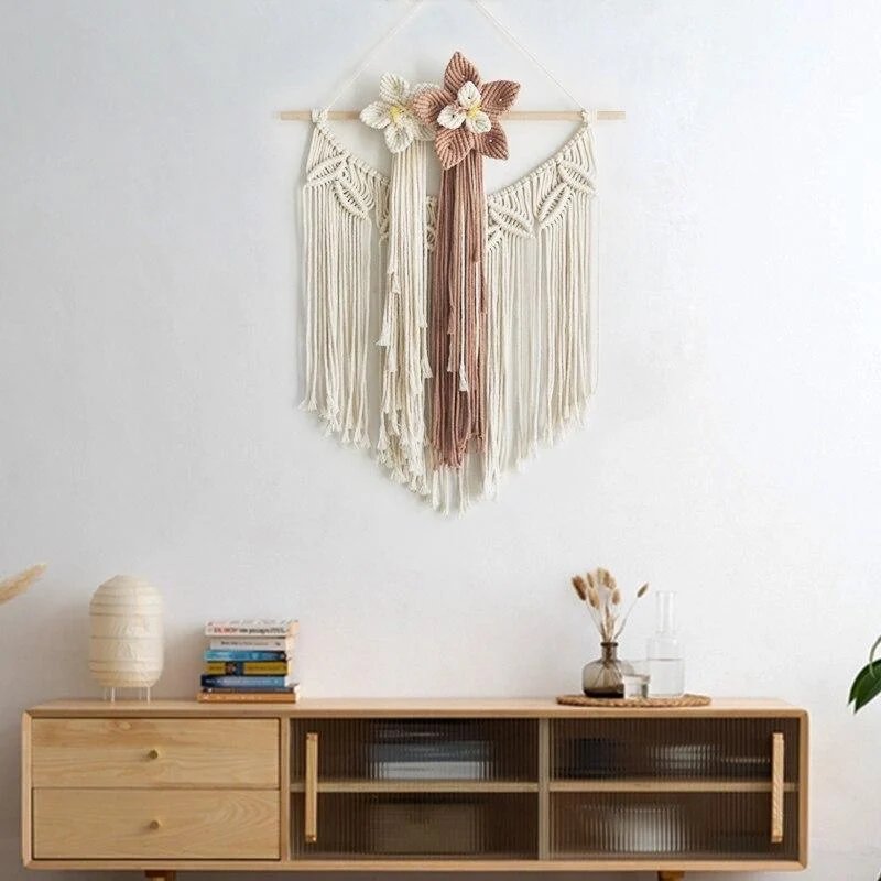 Floral Macrame Wall Hanging - Glova