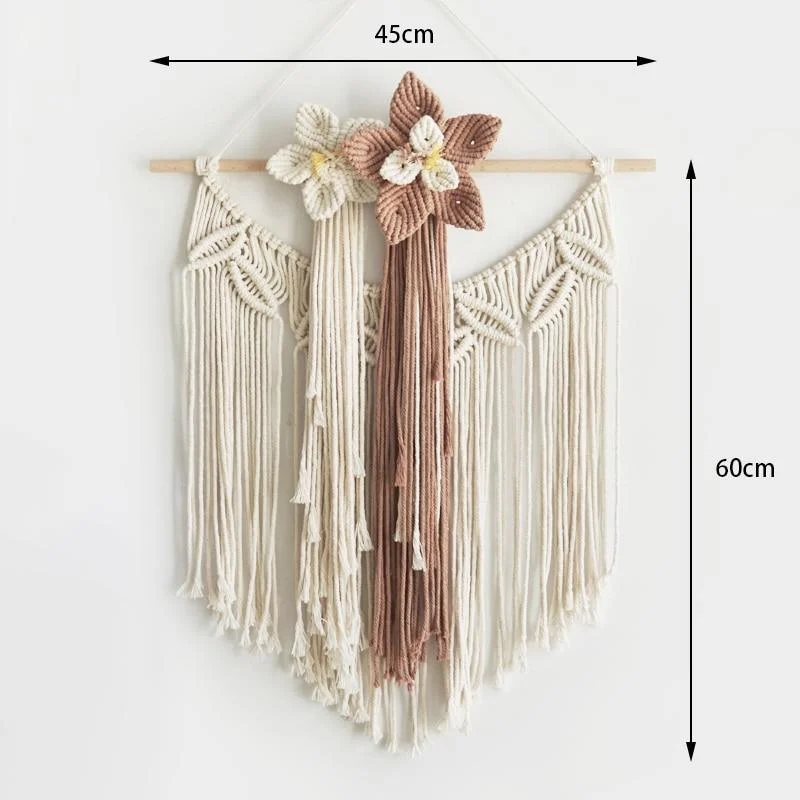 Floral Macrame Wall Hanging - Glova