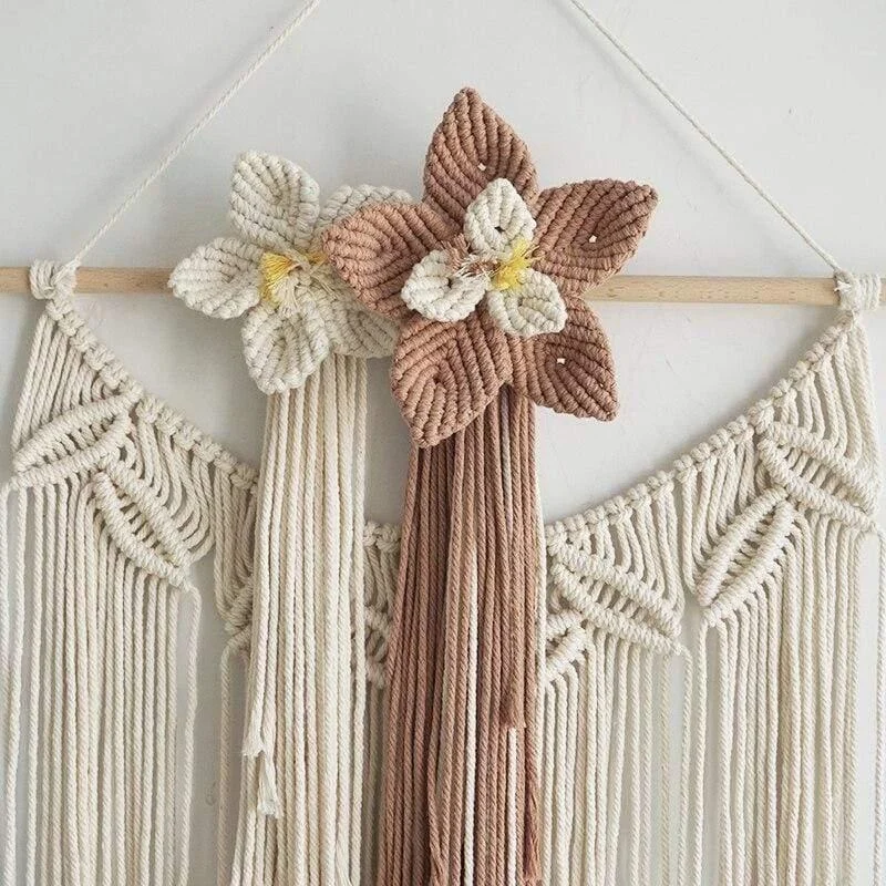 Floral Macrame Wall Hanging - Glova