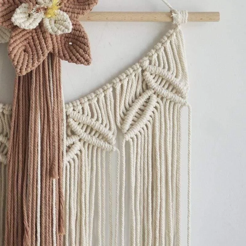 Floral Macrame Wall Hanging - Glova