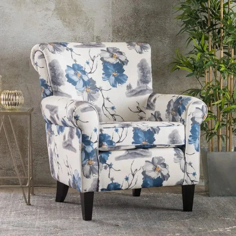 Floral Print Armchair - Glova