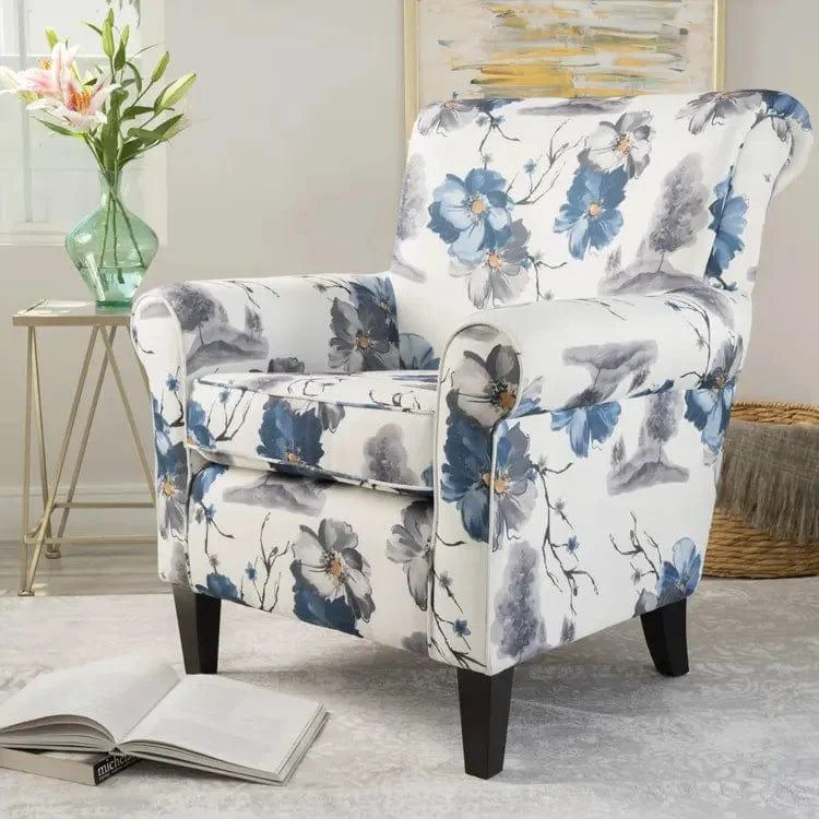 Floral Print Armchair - Glova