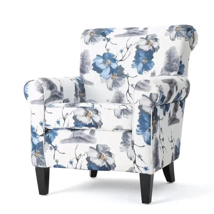 Floral Print Armchair - Glova