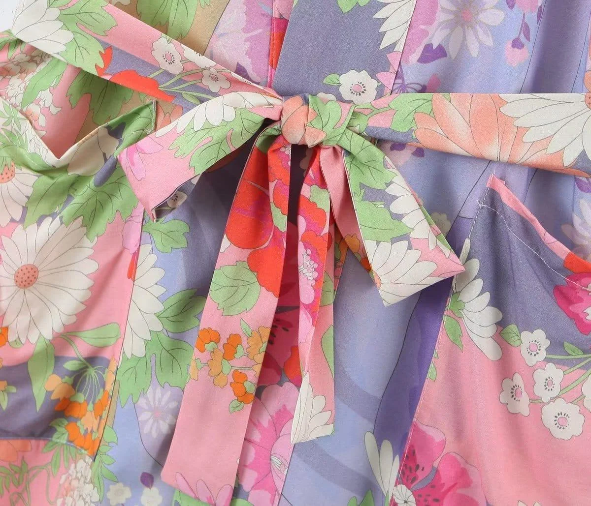 Floral Print Bohemian Kimono Robe - Glova