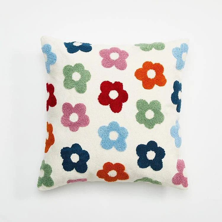 Floral Square Cushion - Glova