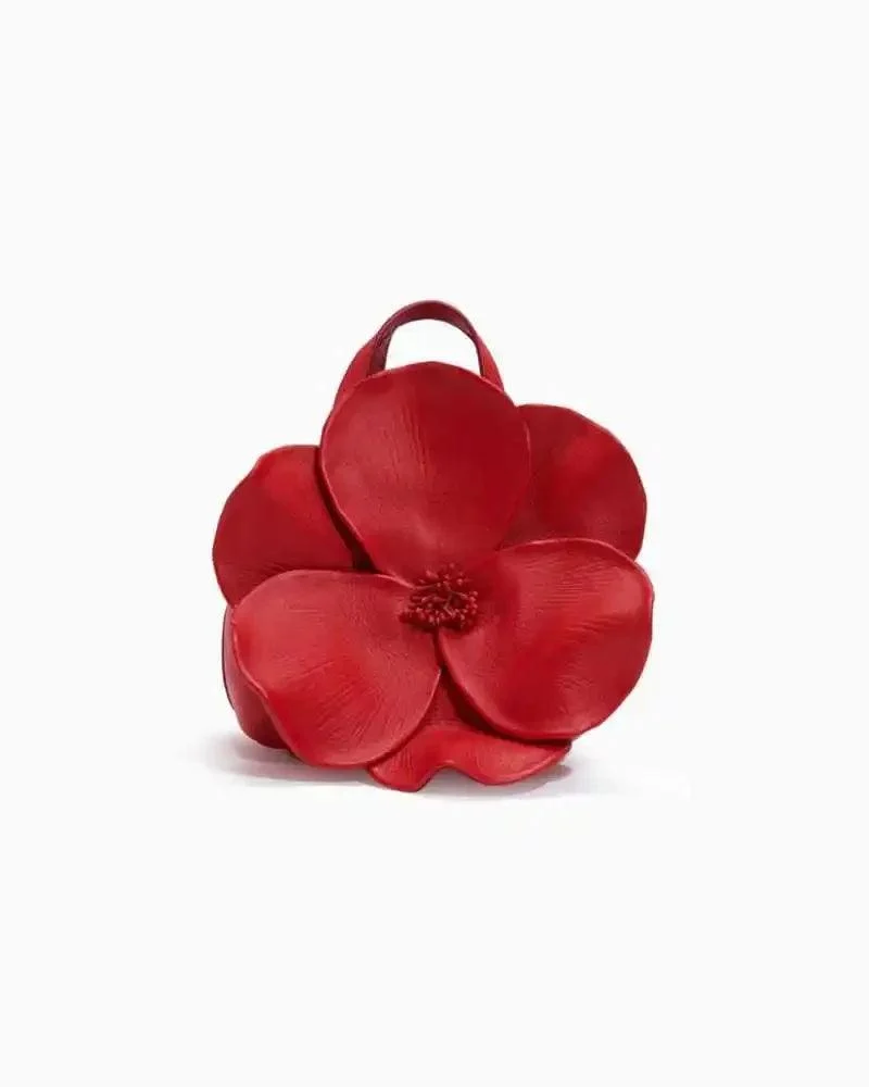 Flower Design Women's Soft Handbag - Glova