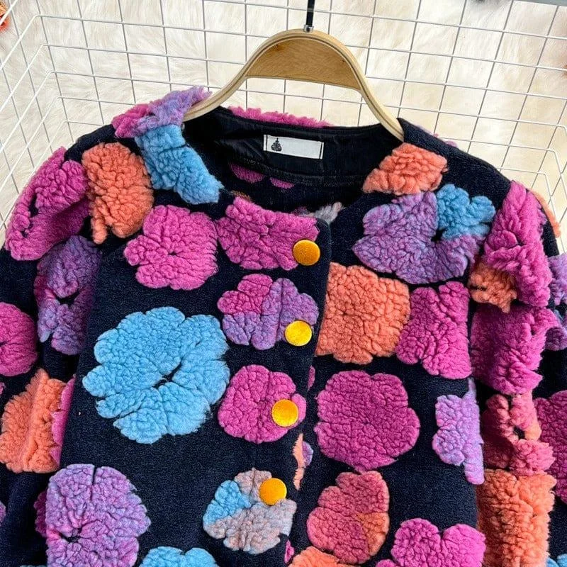 Flower Tufted Sweater - Glova