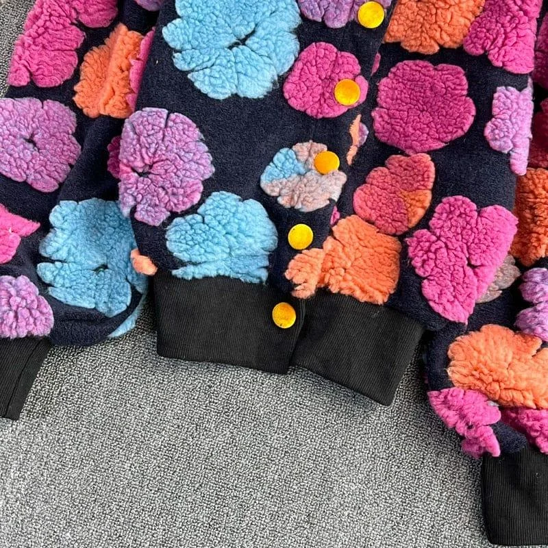 Flower Tufted Sweater - Glova