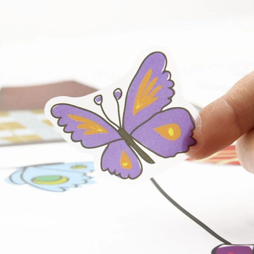 Flowers and Butterflies Wall Sticker - Glova