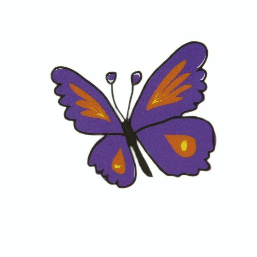 Flowers and Butterflies Wall Sticker - Glova