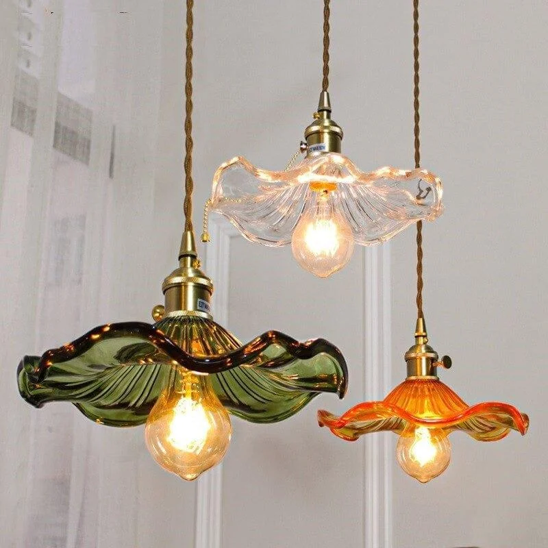 Flowers Glass Pendant Lamp - Glova