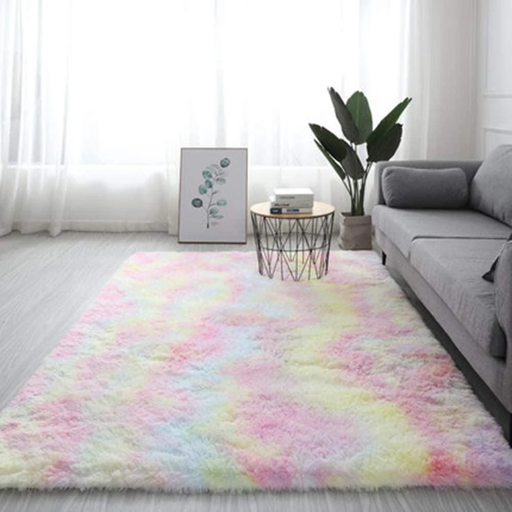 Fluffy Rainbow Carpet - Glova