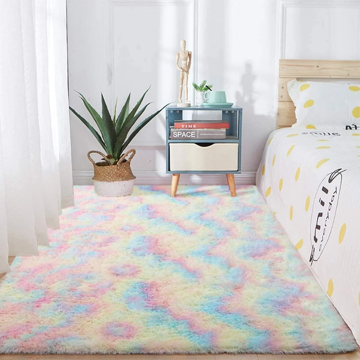 Fluffy Rainbow Carpet - Glova