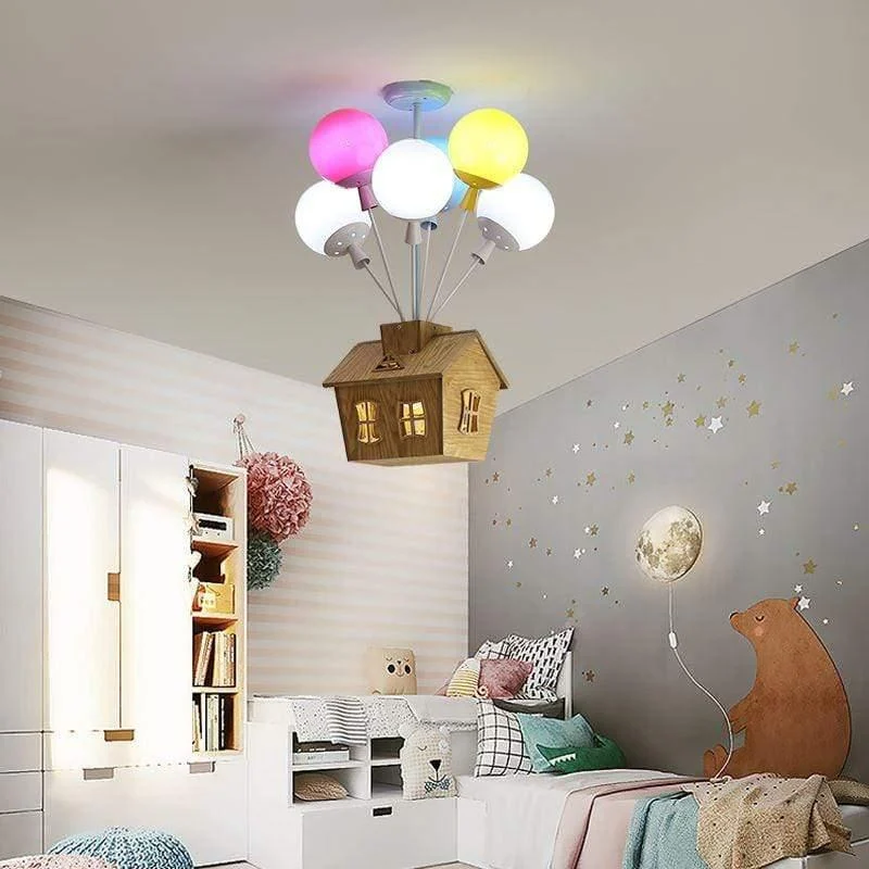 Flying Balloon House Chandelier - Glova