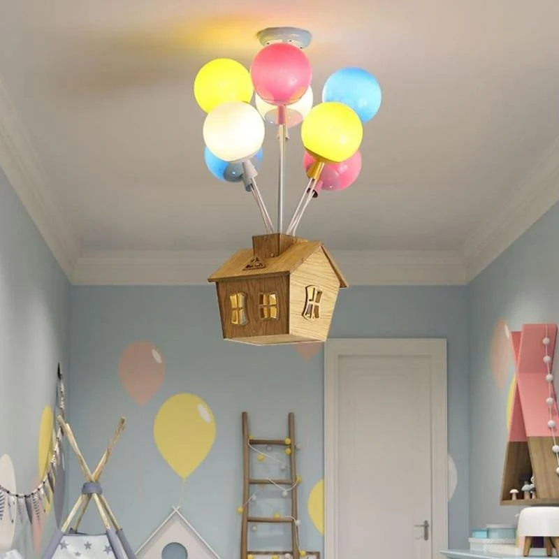 Flying Balloon House Chandelier - Glova