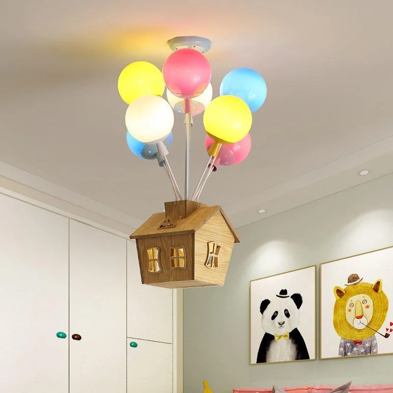 Flying Balloon House Chandelier - Glova