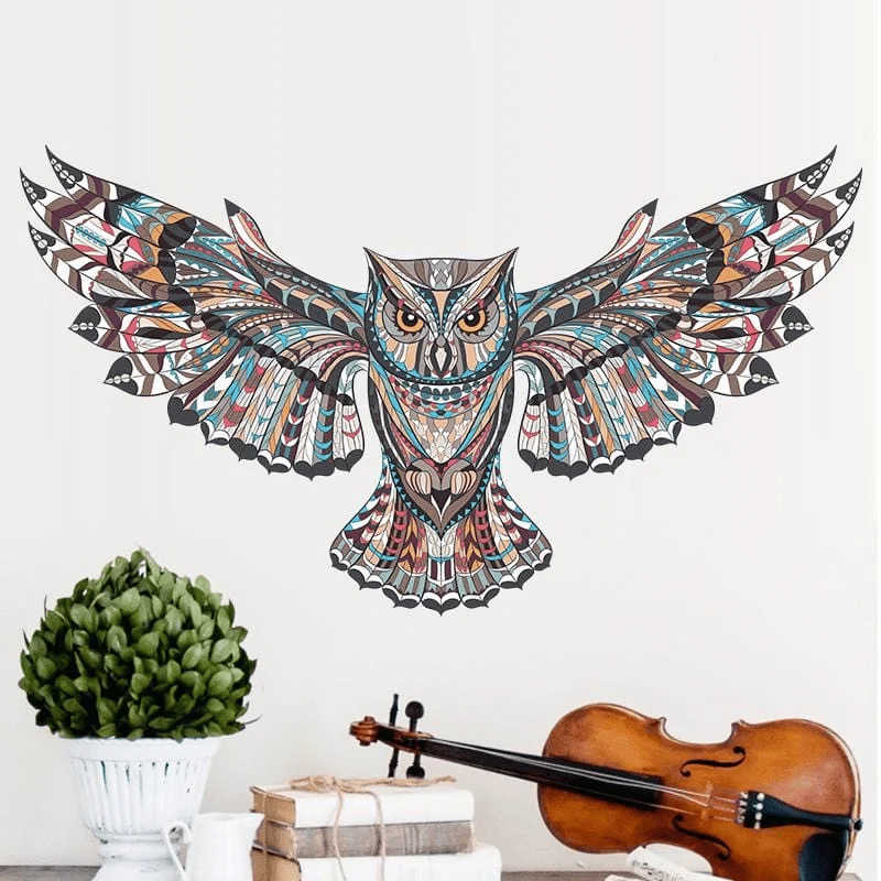 Flying Owl Wall Sticker - Glova