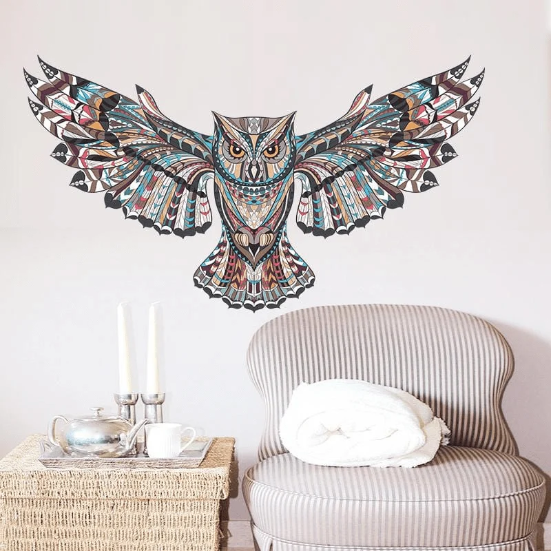 Flying Owl Wall Sticker - Glova