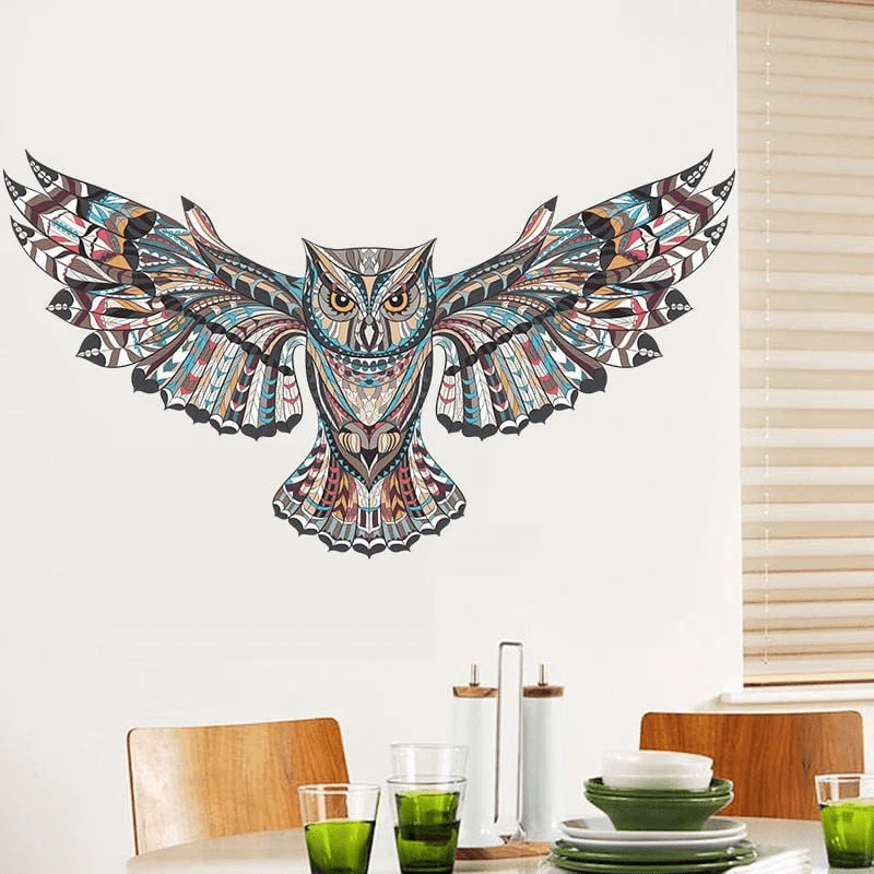 Flying Owl Wall Sticker - Glova